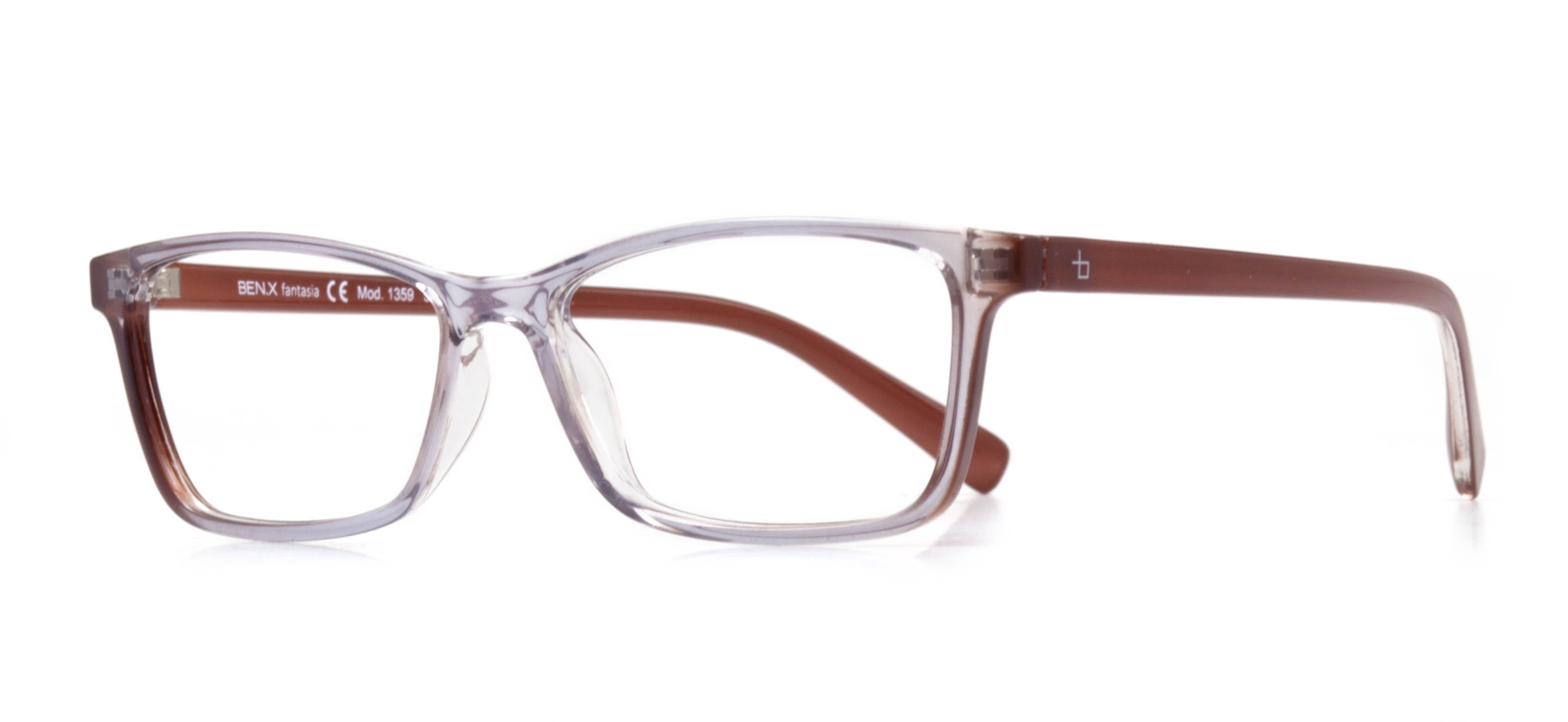 BENX FANTASIA Eyeglasses Teenage Woman Rectangular Full-Rimmed Grilamid (TR90) Unfiltered BXFNTS 1359-C.03